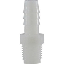 Adapter 5/16 X 1/4 HB X MIP WHT NYLN ADP