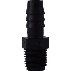 Adapter 3/8 X 1/4 HB X MIP BLK POLY ADPT