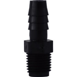 Adapter 3/8 X 1/2 HB X MIP BLK POLY ADPT