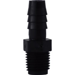 Adapter 1/2 X 1/4 HB X MIP BLK POLY ADPT