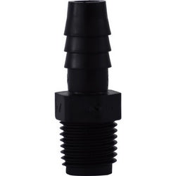 Adapter 1/2 X 3/4 HB X MIP BLK POLY ADPT