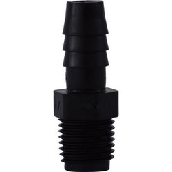 Adapter 3/4 X 1/2 HB X MIP BLK POLY ADPT