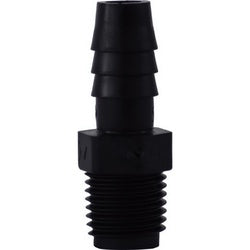 Adapter 3/8 X 3/4 HB X MIP BLK POLY ADPT