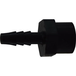 Adapter 1/4 X 1/4 HB X FIP BLK POLY ADPT