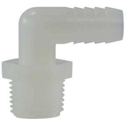 90 deg Elbow 5/8 BARB X 1/4 MIP NYLON ELL