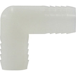 90 deg Union Elbow 3/8 WHITE NYLON HB UNION ELBOW