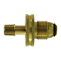 Soft Nose Adapter 1/4 MPT POL SOFT NOSE WITH BRASS WHEEL
