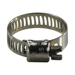 Marine Worm Gear Clamp 1/2-1-1/16 316 SS CLAMP