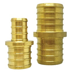 Coupling 3/8 PEX CPLG LF BRASS