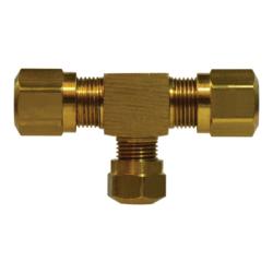Reducing Branch Tee 1/2 X 3/8 RED AIR BRAKE TEE-NAB