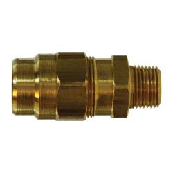 Adapter 1/2 X 1/2 HOSE ID X MIP ADAPTER Brass
