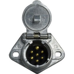 Solid Pin 7-Way Socket 7 WAY METAL SOCKET SOLID PINS