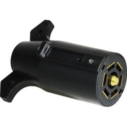 7-Way Cap Plug Blade Style RV PLUG BLADE STYL PIN 7 WAY PLAS PLUG