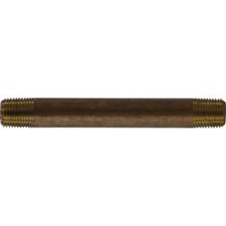 Seamless Pipe Nipple 1/8 X 4 RED BRASS NIPPLE