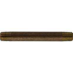 Seamless Pipe Nipple 1/8 X 9 RED BRASS NIPPLE