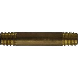 Seamless Pipe Nipple 1/4 X 3 RED BRASS NIPPLE