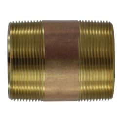 Seamless Pipe Nipple 2 X 24 RED BRASS NIPPLE