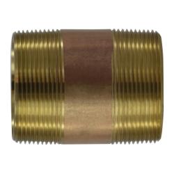 Seamless Pipe Nipple 2 X 36 RED BRASS NIPPLE