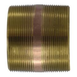 Seamless Pipe Nipple 4 X 12 RED BRASS NIPPLE