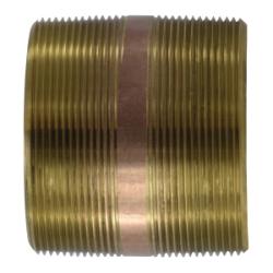 Seamless Pipe Nipple 4 X 6 RED BRASS NIPPLE