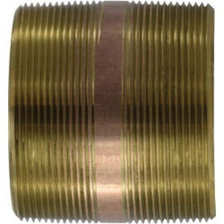 Pipe Nipple 6 x CLOSE LEAD-FREE RED BRASS NIPPLE