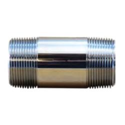 Nipple 1/4 X CLOSE CHROME NIPPLE