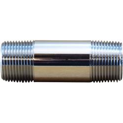 Pipe Nipple 3/4 X 12 CHROME PLATED NIPPLE