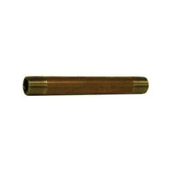 Nipple 1/8 X 2 XH RED BRASS NIPPLE
