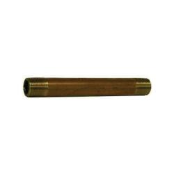 Nipple 1/8 X 3 XH RED BRASS NIPPLE