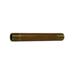 Nipple 1/8 X 5 XH RED BRASS NIPPLE