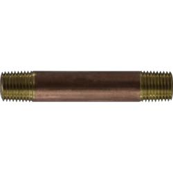 Nipple 1/4 X 2 XH RED BRASS NIPPLE