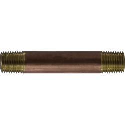 Nipple 1/4 X 3-1/2 XH RED BRASS NIPPLE