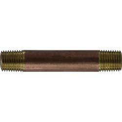 Nipple 1/4 X 5-1/2 XH RED BRASS NIPPLE