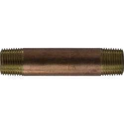 Nipple 3/8 X 2-1/2 XH RED BRASS NIPPLE
