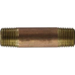 Nipple 1/2 X 4-1/2 XH RED BRASS NIPPLE