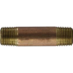 Nipple 1/2 X 10 LEAD-FREE EH BRASS NIPPLE