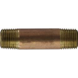 Nipple 1/2 X 12 LEAD-FREE EH BRASS NIPPLE