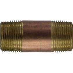 Nipple 1 X 8 LEAD-FREE EH BRASS NIPPLE