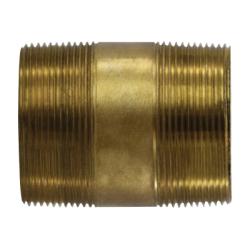 Nipple 2 X 6 XH RED BRASS NIPPLE