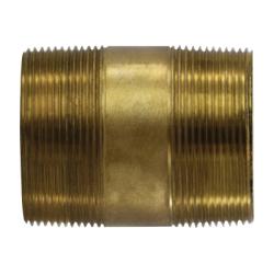 Nipple 2 X 12 LEAD-FREE EH BRASS NIPPLE