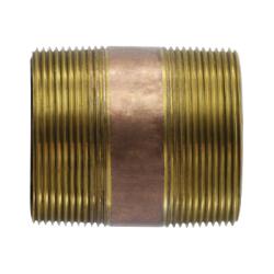 Nipple 4 X 8 LEAD-FREE EH BRASS NIPPLE