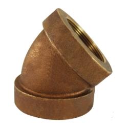 45 deg Elbow 1 1/4 EH BRONZE 45