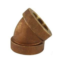 45 deg Extra Heavy Elbow 2 1/2 EH BRONZE 45 ELBOW