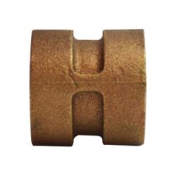 Coupling 1/4 EH BRONZE COUPLING