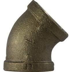45 deg Street Elbow 4 BRASS ELBOW 45 LF