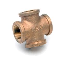 Pipe Cross 1/4 LF DOMESTIC BRASS CROSS
