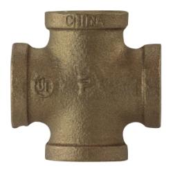 Pipe Cross 1-1/4 BRONZE CROSS
