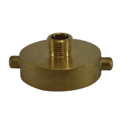 Fire Hose Hydrant Adapter 2-1/2 NST X 2 NPSH ADAPTER Brass
