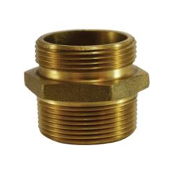 Fire Hose Hex Nipple 1-1/2 NPT X 1-1/2 NST HOSE NIP