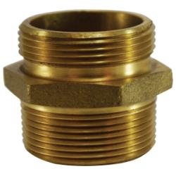 Fire Hose Hex Nipple 3 NPT X 2-1/2 NST HOSE NIPPLE